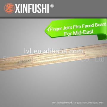 finger film faced plywood for mid-east